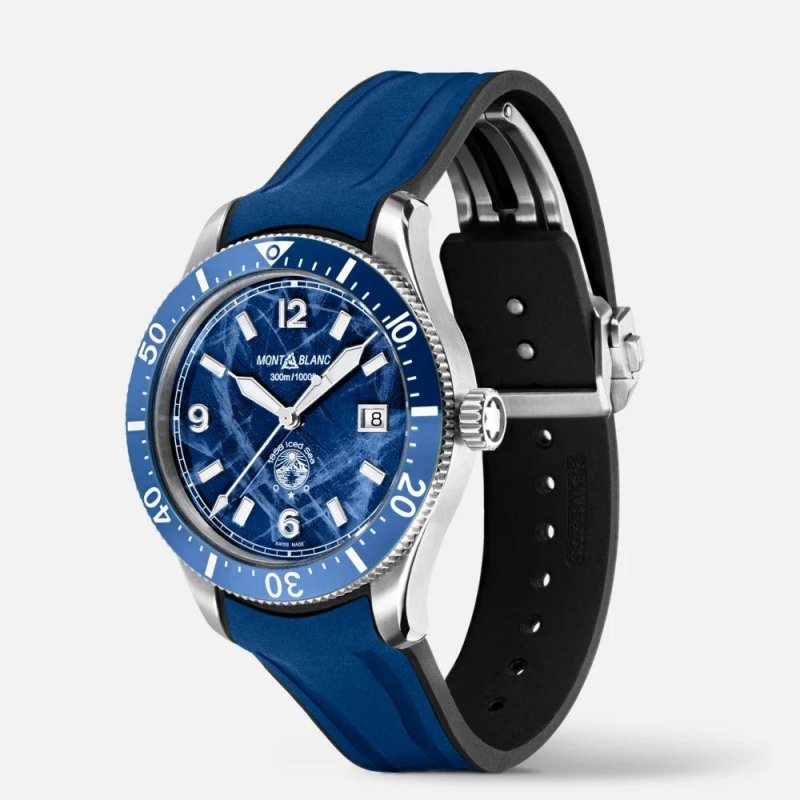Montblanc - Iced Sea Automatic - Acciaio - Blu