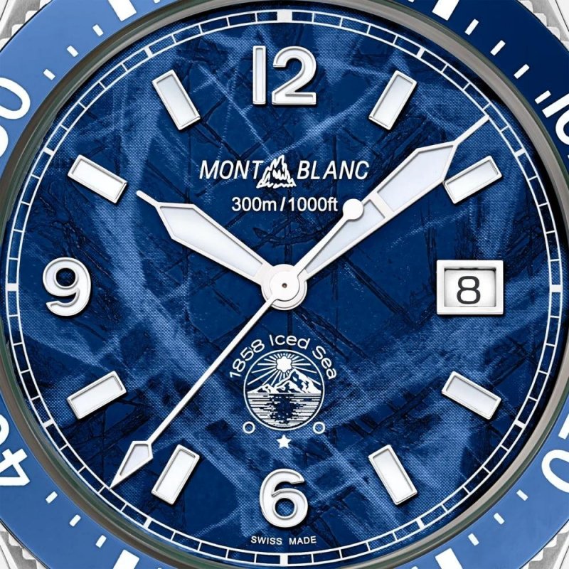 Montblanc - Iced Sea Automatic - Acciaio - Blu