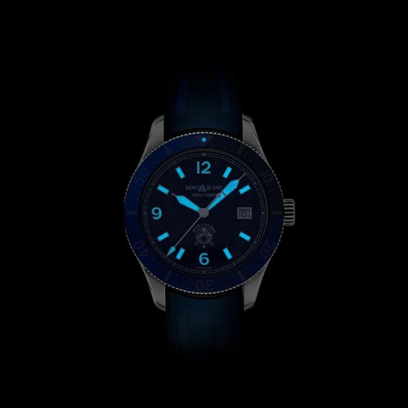 Montblanc - Iced Sea Automatic - Acciaio - Blu