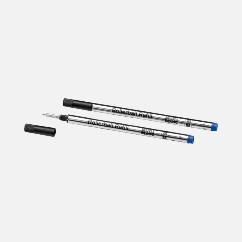 Montblanc - 2 Refill Per Roller Medi - Blu Reale