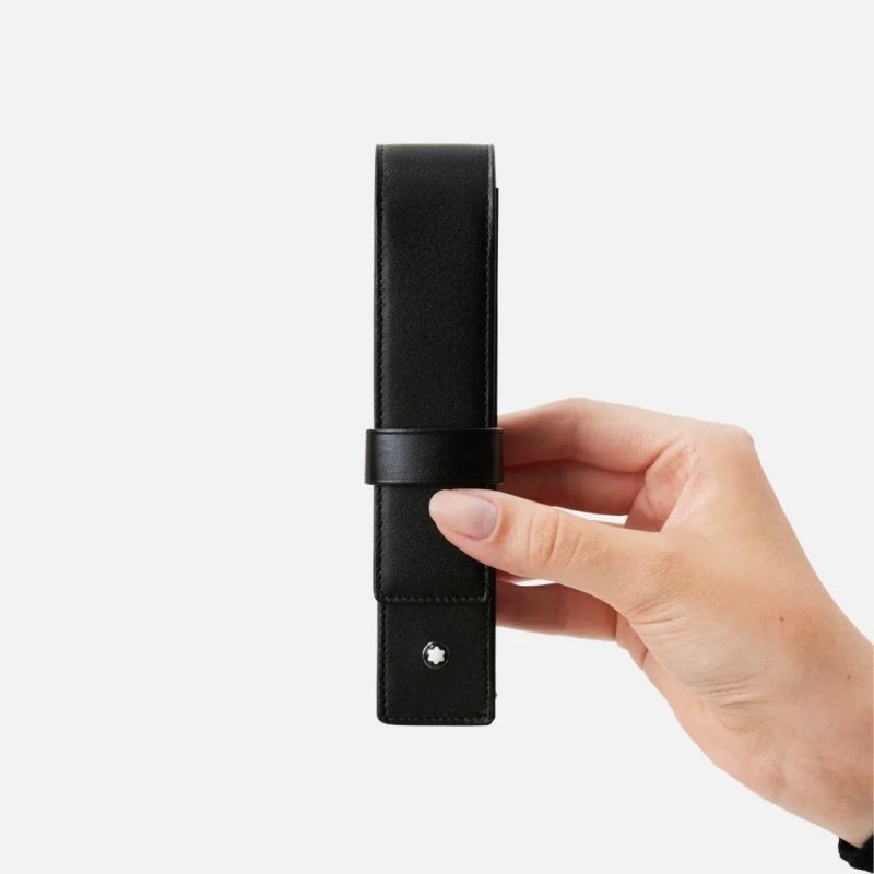 Montblanc - Astuccio Meisterstück - Pelle - Nero