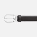 Montblanc - Cintura Reversibile - Pelle Nera/Marrone