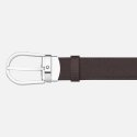 Montblanc - Cintura Reversibile - Pelle Nera/Marrone