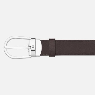 Montblanc - Cintura Reversibile - Pelle Nera/Marrone