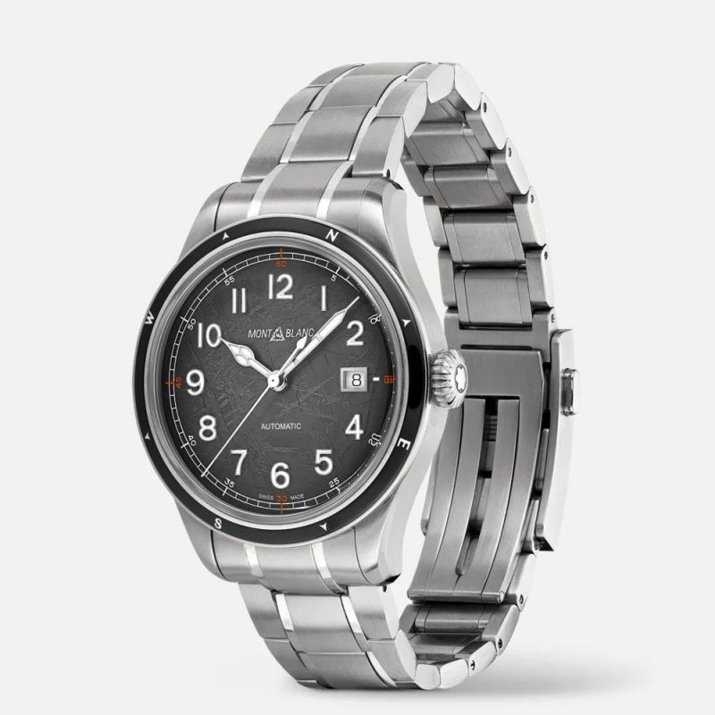 Montblanc - 1858 Automatic Date - Acciaio - 41Mm
