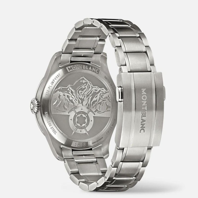 Montblanc - 1858 Automatic Date - Acciaio - 41Mm