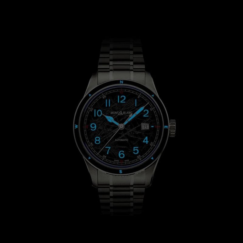 Montblanc - 1858 Automatic Date - Acciaio - 41Mm
