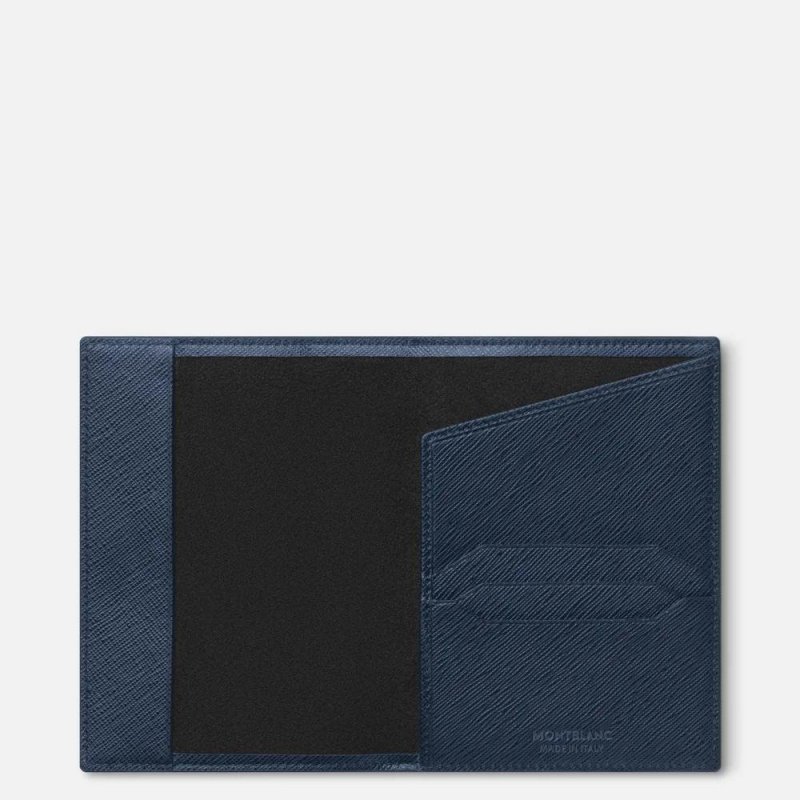 Montblanc - Custodia Per Passaporto - Pelle - Blu