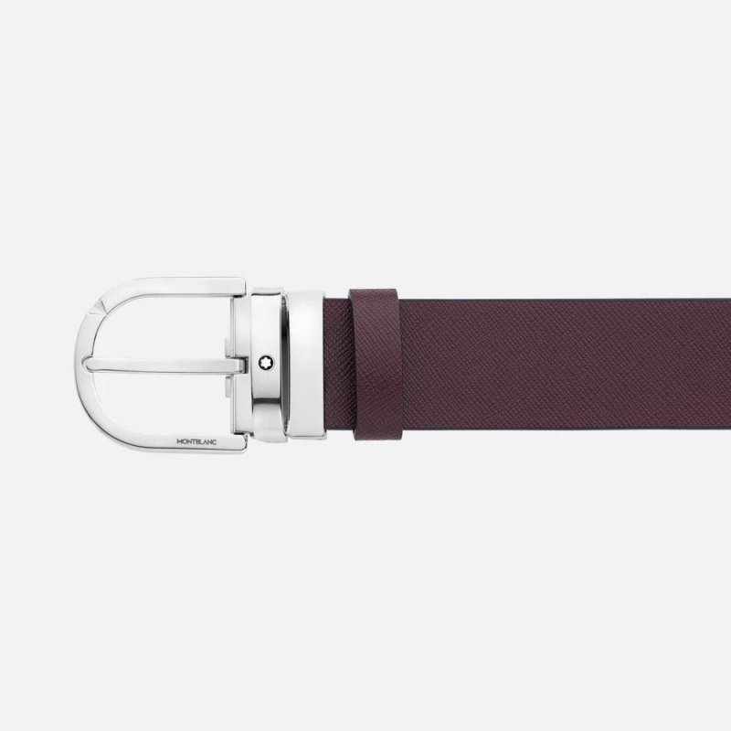 Montblanc - Cintura Reversibile - Pelle Stampata