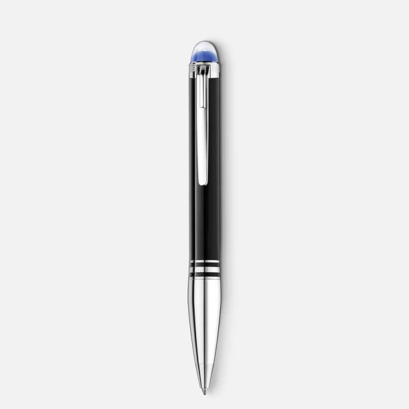 Montblanc - Penna Starwalker - Resina Nera - Platino