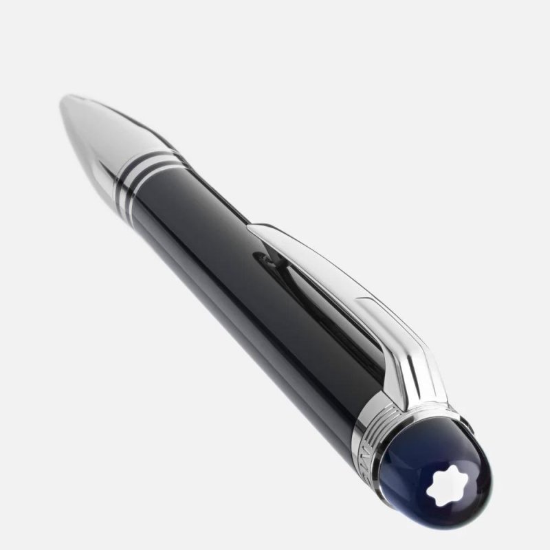 Montblanc - Penna Starwalker - Resina Nera - Platino