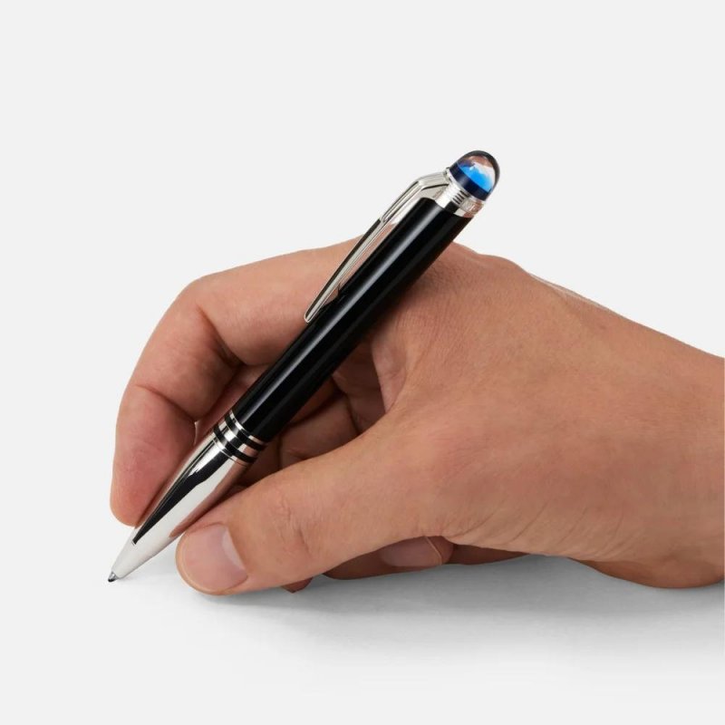 Montblanc - Penna Starwalker - Resina Nera - Platino