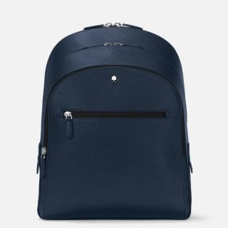 Montblanc - Zaino Medio - Pelle - Blu