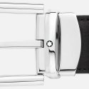 Montblanc - Cintura Reversibile - Pelle Nera/Blu