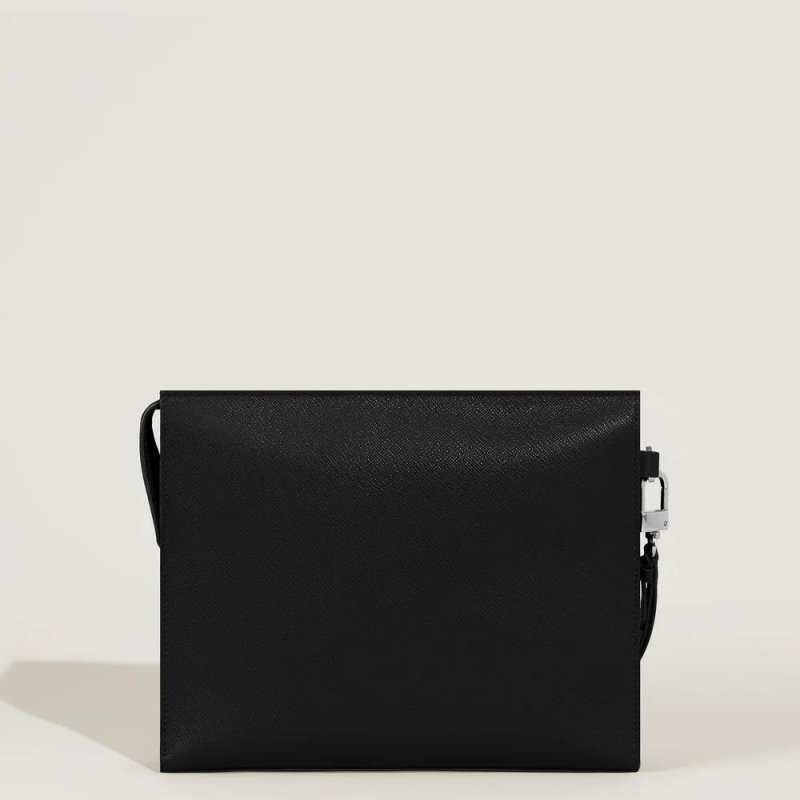 Montblanc - Pochette Sartorial - Pelle - Nero