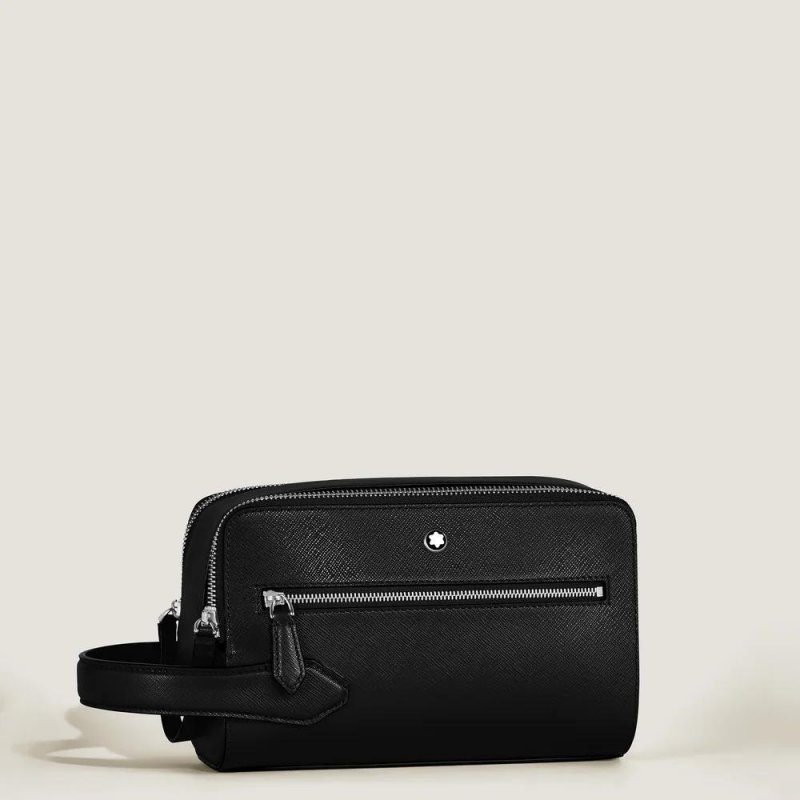 Montblanc - Trousse Da Toilette - Pelle Nera - Elegante