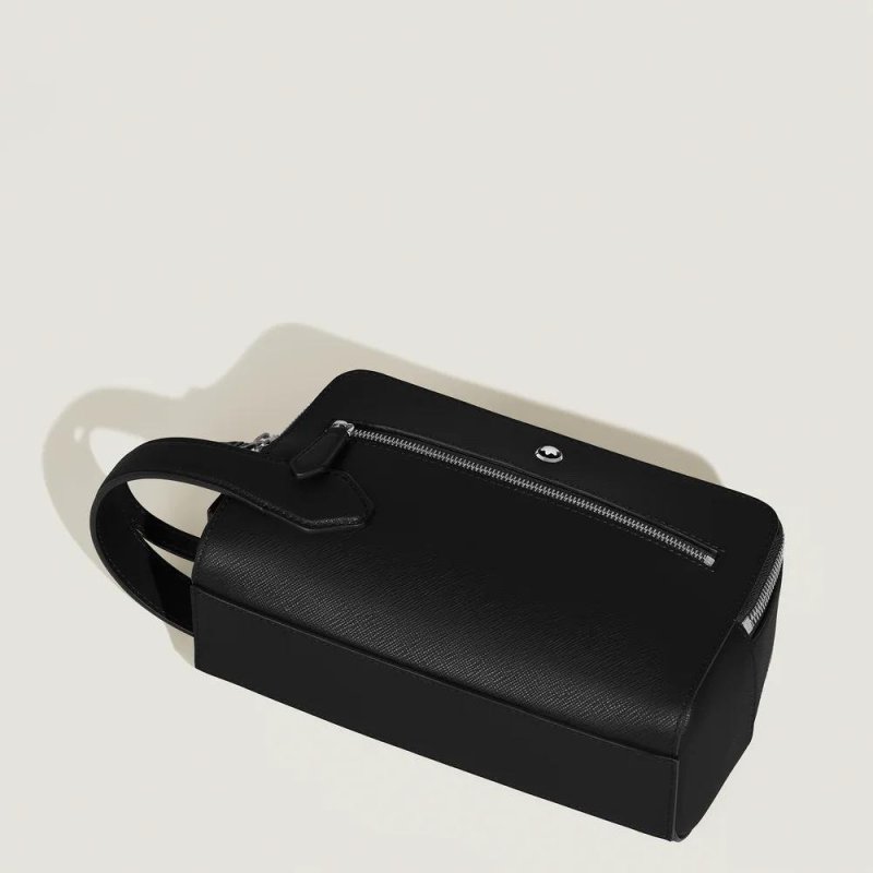 Montblanc - Trousse Da Toilette - Pelle Nera - Elegante
