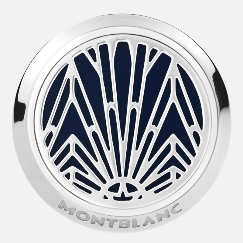 Montblanc - Gemelli Meisterstück - Blu - Acciaio