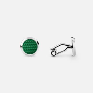 Montblanc - Gemelli Meisterstück - Acciaio - Verde