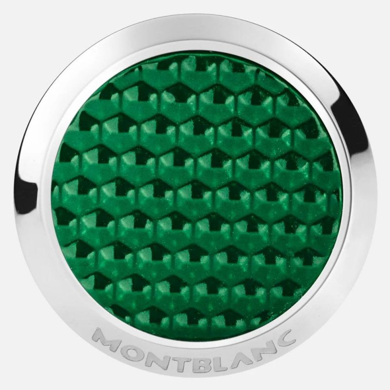 Montblanc - Gemelli Meisterstück - Acciaio - Verde