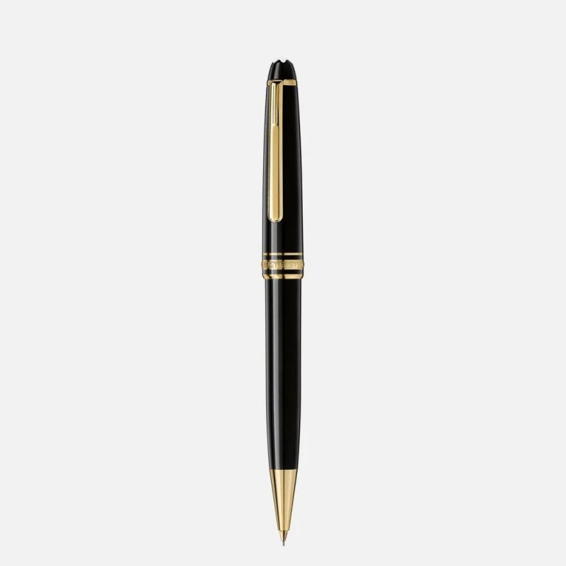 Montblanc - Portamine Meisterstück - Resina Nera - Oro