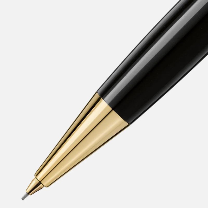 Montblanc - Portamine Meisterstück - Resina Nera - Oro