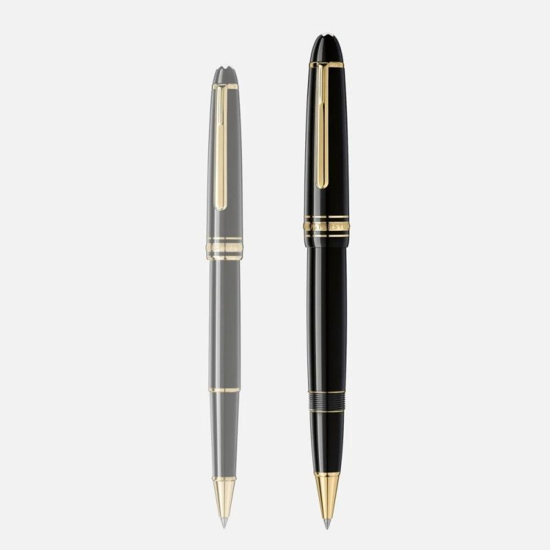 Montblanc - Roller Meisterstück - Resina Nera - Oro