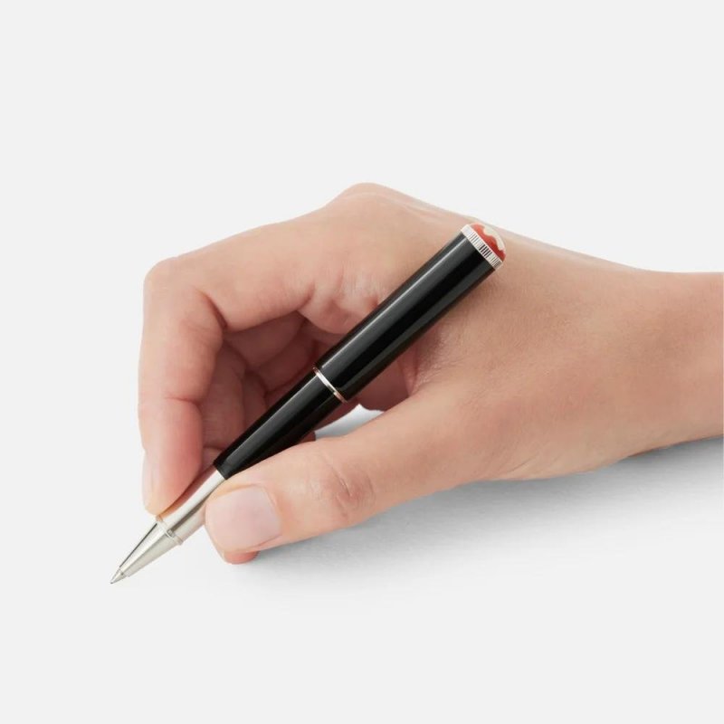 Montblanc - Roller Heritage Rouge Et Noir “Baby” - Nero
