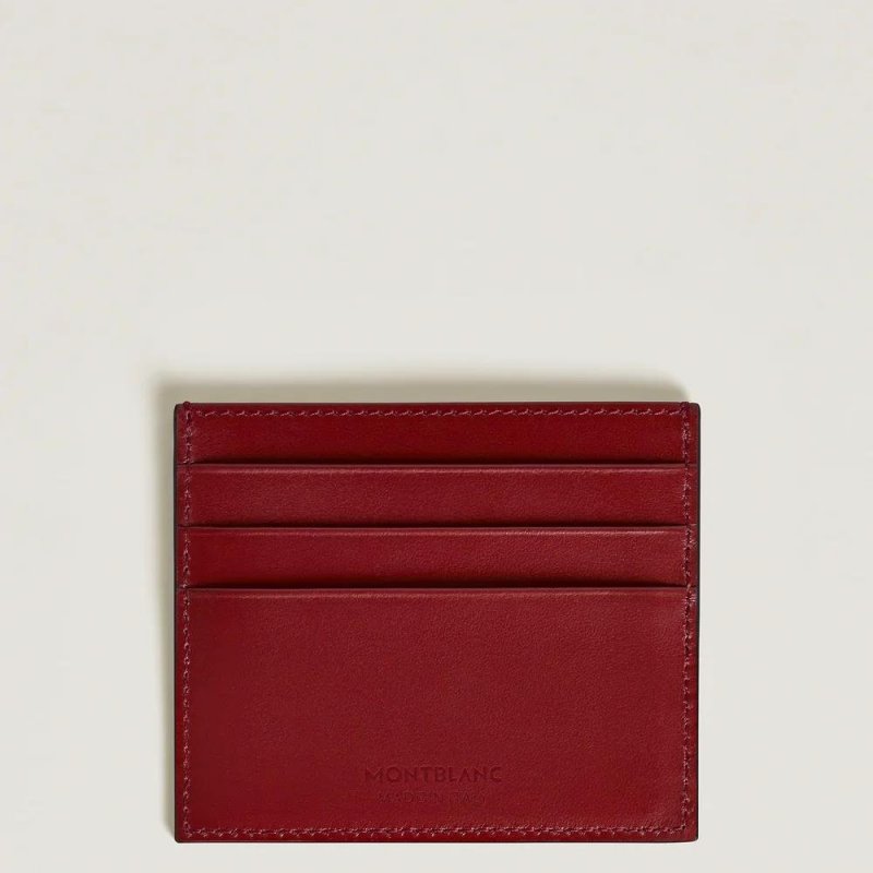 Montblanc - Porta Carte Meisterstück - Pelle - Ruggine Scuro