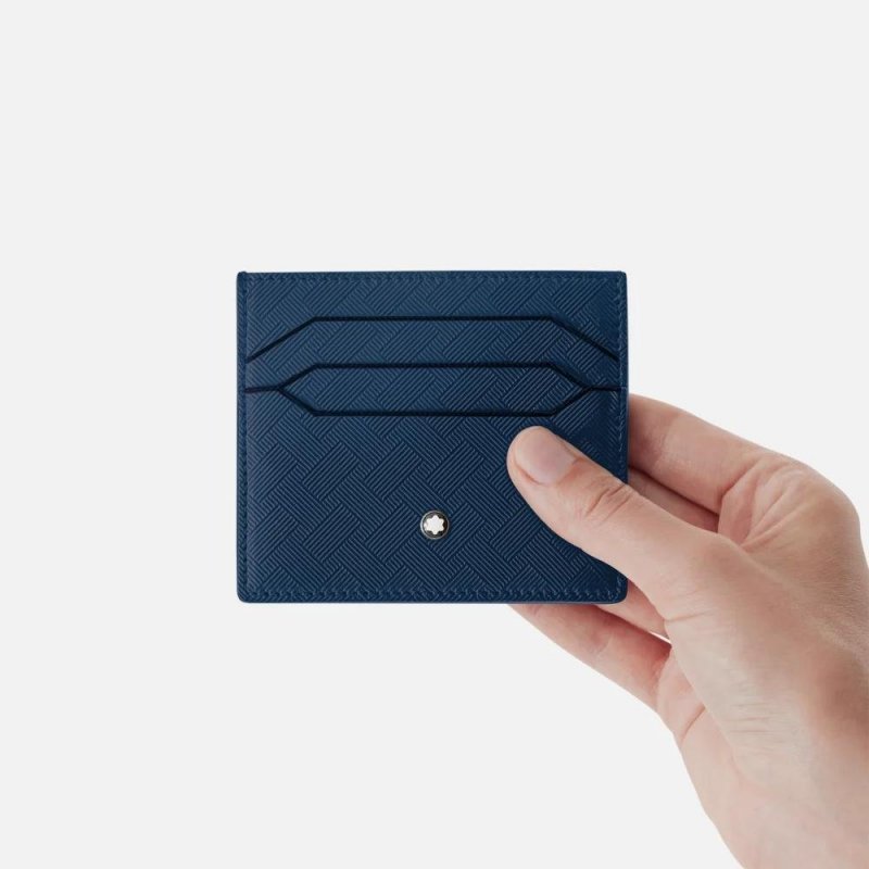 Montblanc - Porta Carte Extreme 3.0 - Blu Inchiostro