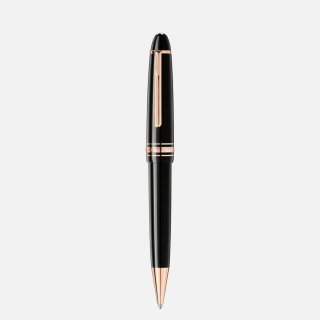 Montblanc - Penna Meisterstück - Resina Nera - Oro Rosa