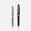 Montblanc - Penna Meisterstück - Resina Nera - Oro Rosa