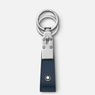 Montblanc - Portachiavi Con Passante - Pelle - Blu