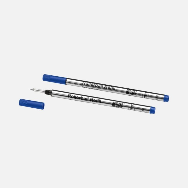 Montblanc - 2 Refill Per Roller - Blu - Fine