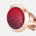 Montblanc - Gemelli Rotondi - Acciaio - Inserto Rosso