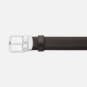 Montblanc - Cintura Reversibile - Pelle Nera/Marrone
