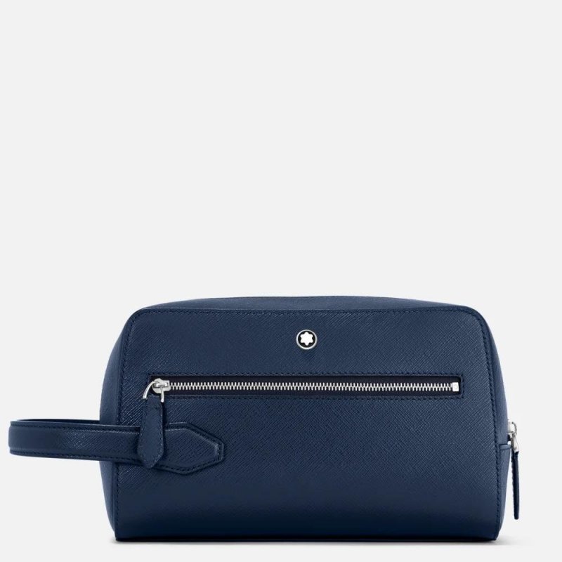 Montblanc - Trousse Da Toilette Sartorial - Pelle - Blu