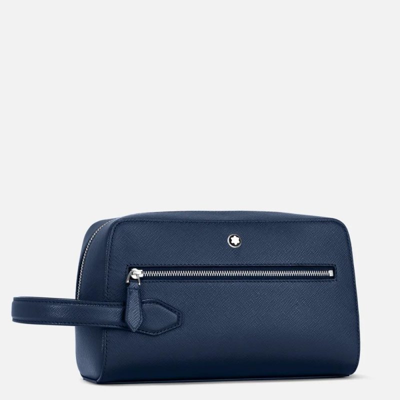 Montblanc - Trousse Da Toilette Sartorial - Pelle - Blu