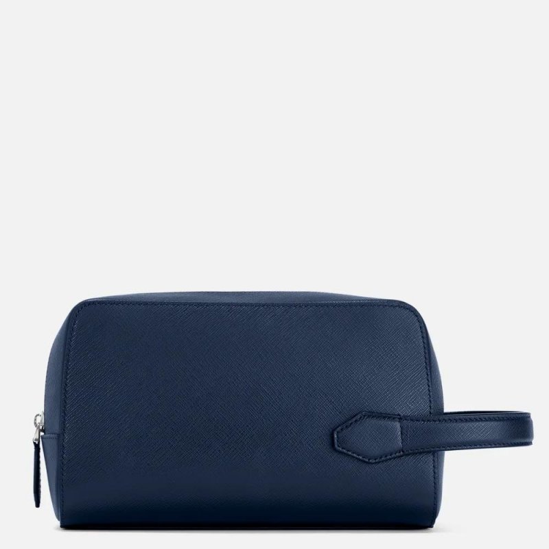 Montblanc - Trousse Da Toilette Sartorial - Pelle - Blu