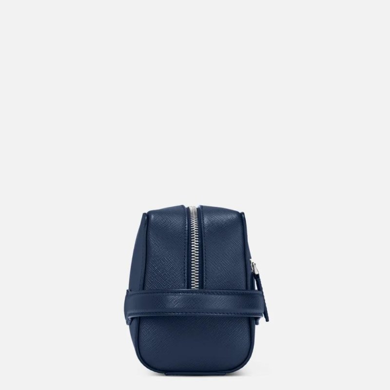 Montblanc - Trousse Da Toilette Sartorial - Pelle - Blu