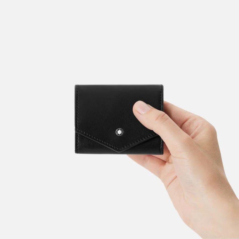 Montblanc - Portamonete Meisterstück - Pelle - Nero
