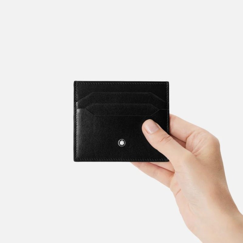 Montblanc - Porta Carte Meisterstück - Pelle - Nero