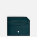 Montblanc - Porta Carte Soft - Pelle Blu