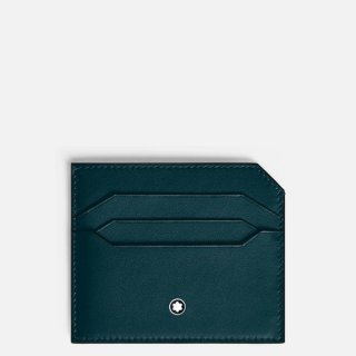 Montblanc - Porta Carte Soft - Pelle Blu