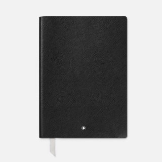 Montblanc - Blocco Note 163 Medio - Nero - A Righe