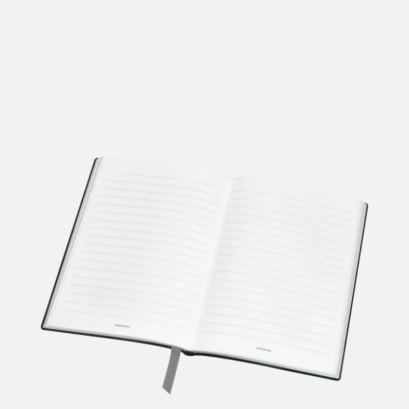 Montblanc - Blocco Note 163 Medio - Nero - A Righe