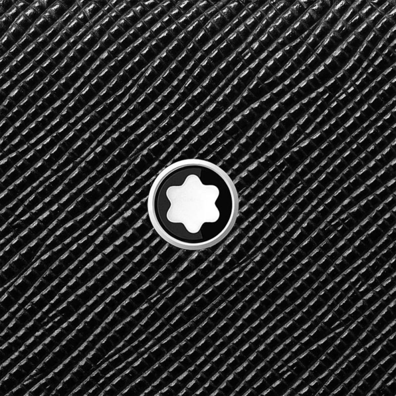 Montblanc - Portafoglio 12 Scomparti - Pelle - Nero