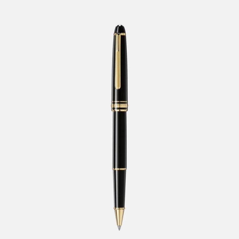 Montblanc - Roller Meisterstück - Resina Nera - Oro