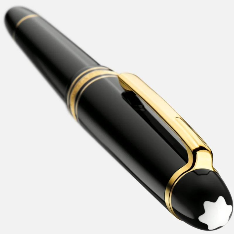 Montblanc - Roller Meisterstück - Resina Nera - Oro