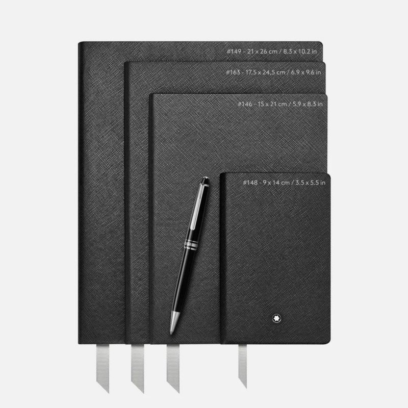 Montblanc - Blocco Note 146 - Indaco - A Righe